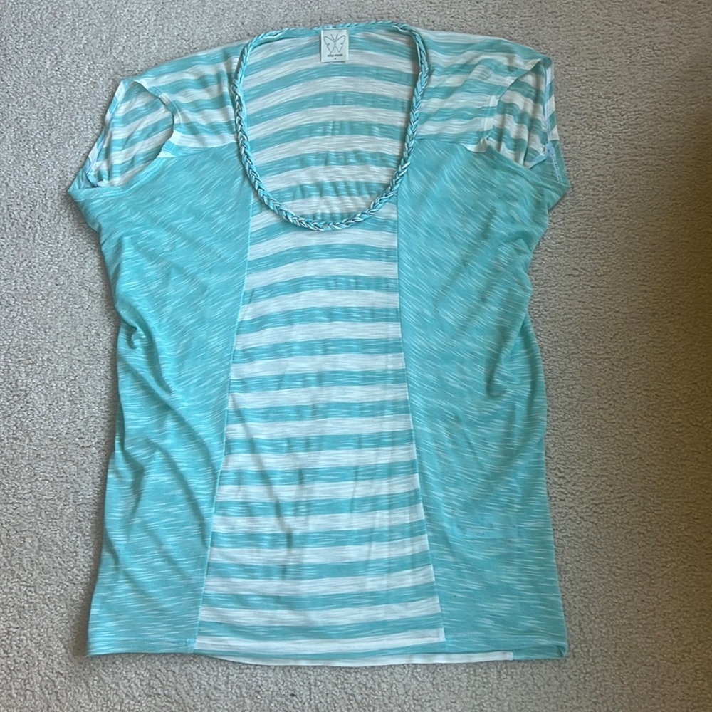 Ella MOSS turquoise tee - Medium